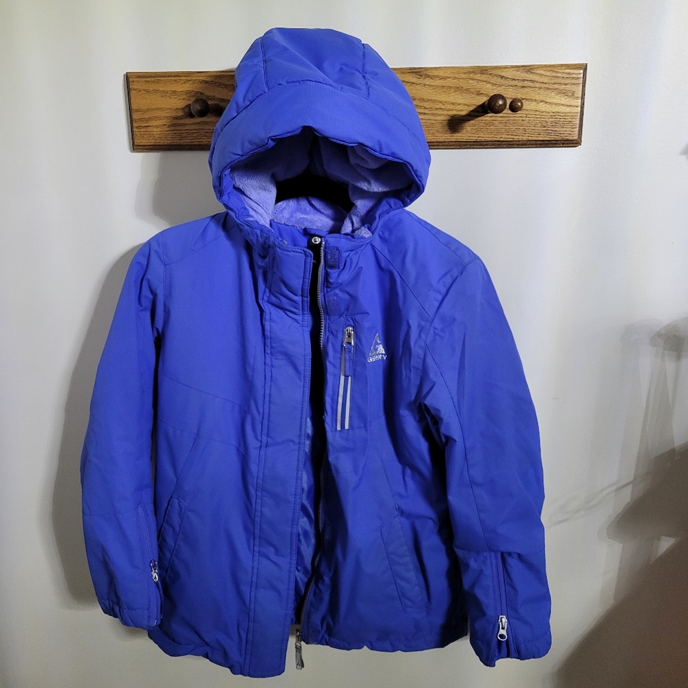 Gerry Blue Hooded Jacket for Kids, Size M 10-12